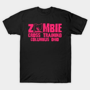 Zombie Cross Training Columbus Ohio Pink T-Shirt